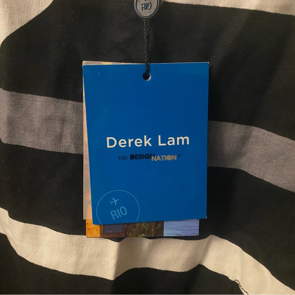 Derek Lam(1967-)American Fashion Designer, Rare Abstract Dress Size 14 - Picture 8 of 11